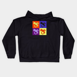 Four Supers Kids Hoodie